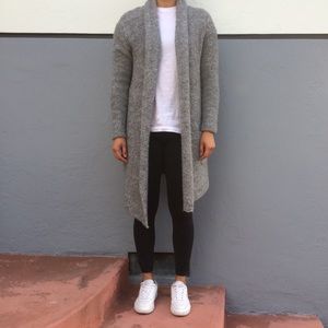 Bar III Heather Gray Chunky Cardigan